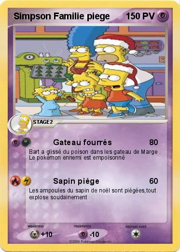 Pokemon Simpson Familie piege