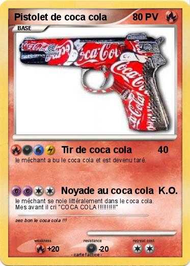 Pokemon Pistolet de coca cola