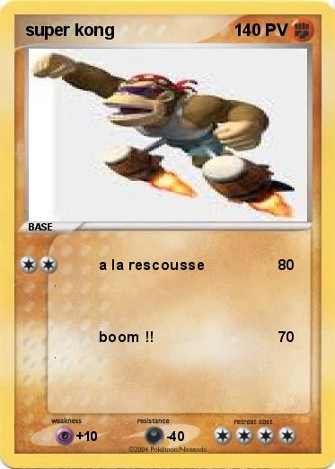 Pokemon super kong