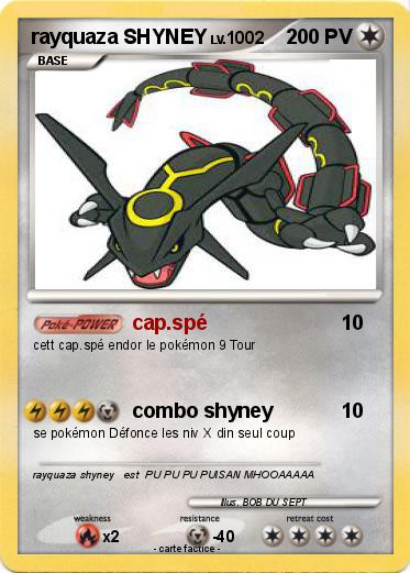 Pokemon rayquaza SHYNEY