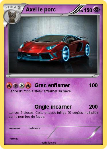 Pokemon Axel le porc