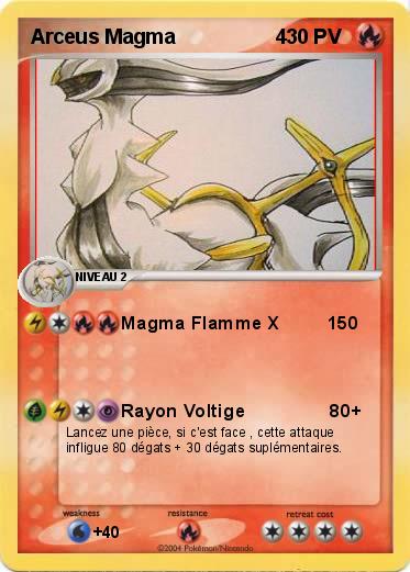 Pokemon Arceus Magma                  4