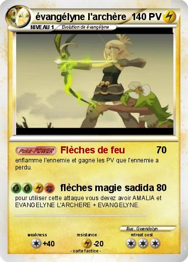 Pokemon évangélyne l'archère