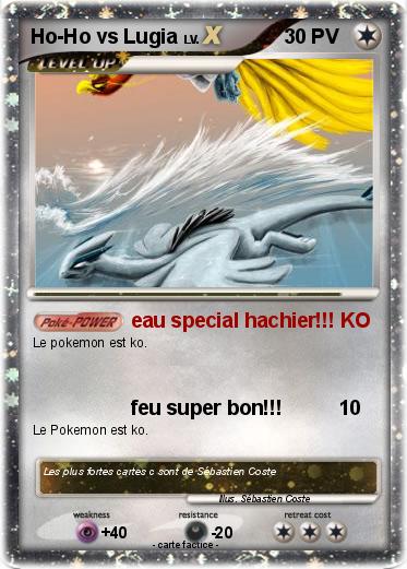 Pokemon Ho-Ho vs Lugia