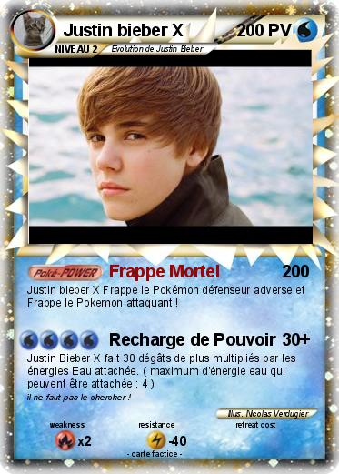 Pokemon Justin bieber X