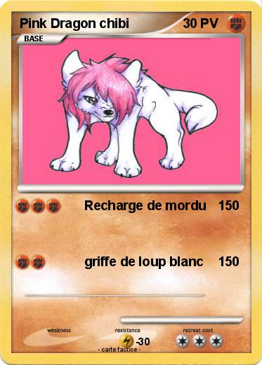 Pokemon Pink Dragon chibi
