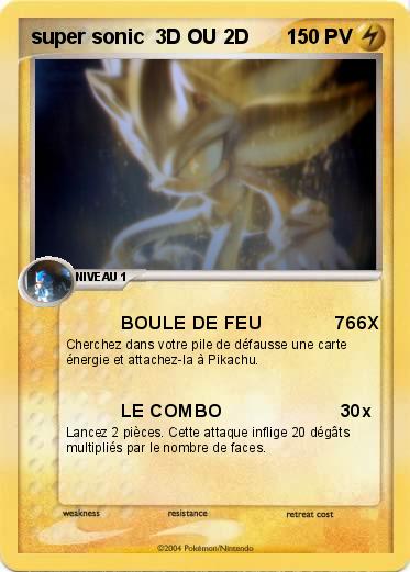 Pokemon super sonic  3D OU 2D