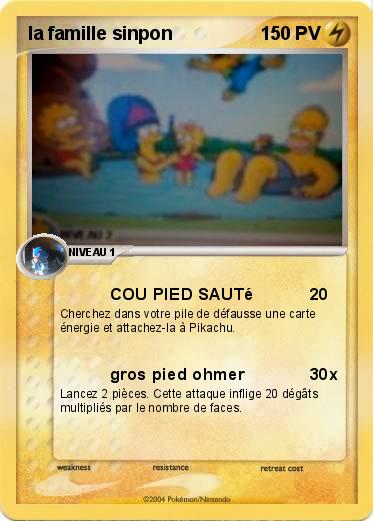 Pokemon la famille sinpon