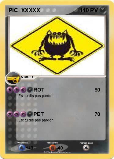 Pokemon PIC  XXXXX