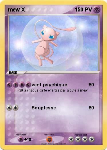 Pokemon mew X