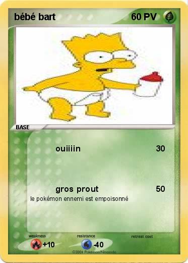 Pokemon bébé bart