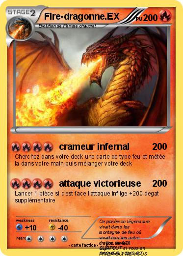 Pokemon Fire-dragonne.EX