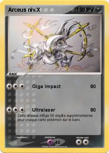 Pokemon Arceus niv.X