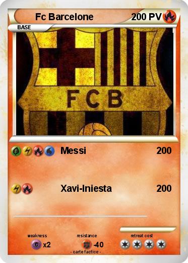 Pokemon Fc Barcelone
