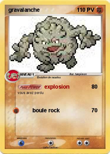 Pokemon gravalanche