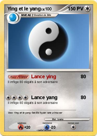Pokemon Ying et le yang