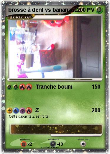Pokemon brosse à dent vs banana