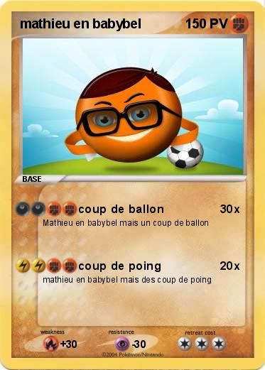 Pokemon mathieu en babybel