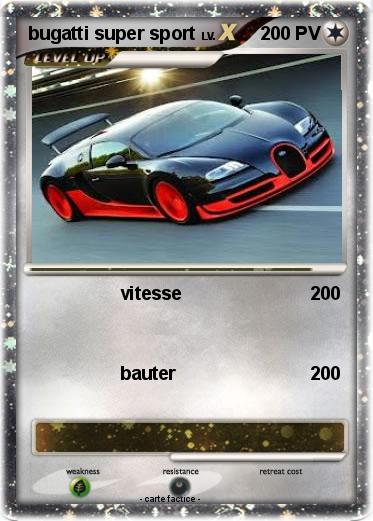Pokemon bugatti super sport