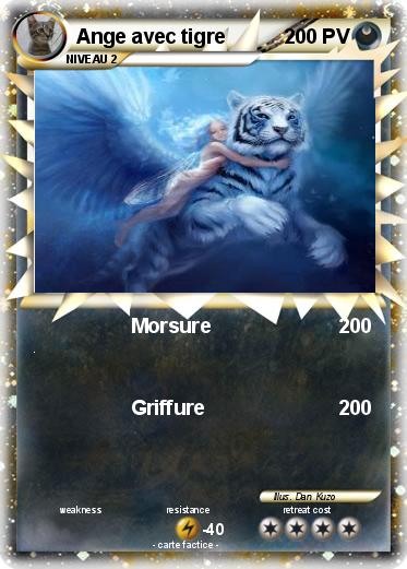 Pokemon Ange avec tigre