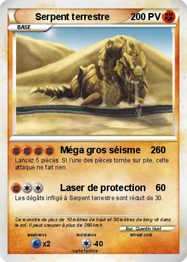 Pokemon Serpent terrestre