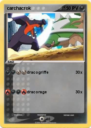 Pokemon carchacrok