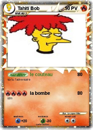 Pokemon Tahitï Bob