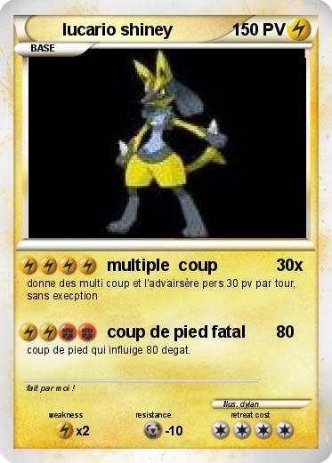 Pokemon lucario shiney