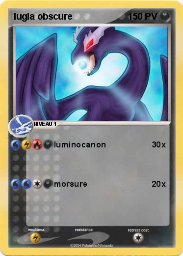 Pokemon lugia obscure