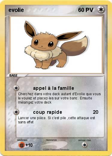 Pokemon evolie