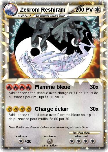 Pokemon Zekrom Reshiram