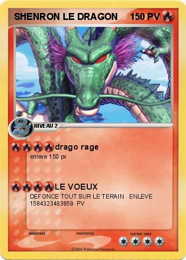 Pokemon SHENRON LE DRAGON 