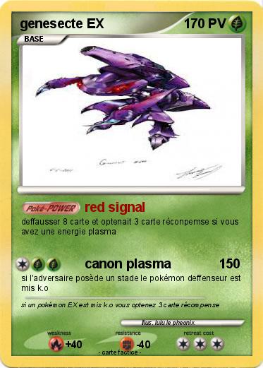 Pokemon genesecte EX