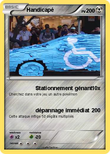 Pokemon Handicapé