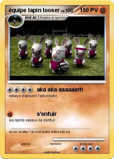 Pokemon équipe lapin looser