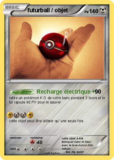 Pokemon futurball / objet