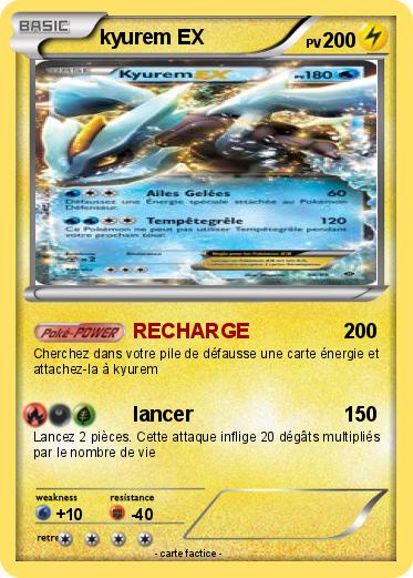 Pokemon kyurem EX