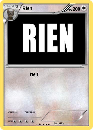 Pokemon Rien