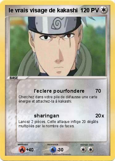 Pokemon le vrais visage de kakashi