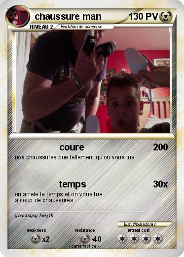 Pokemon chaussure man