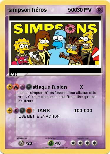 Pokemon simpson héros              500