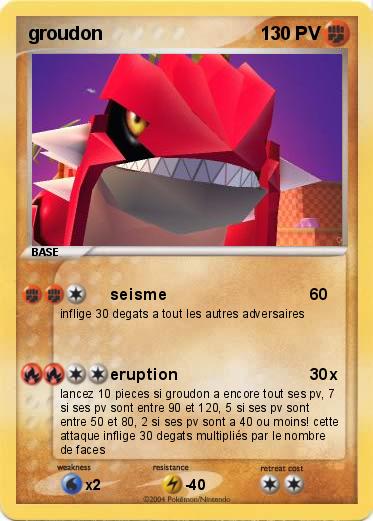 Pokemon groudon