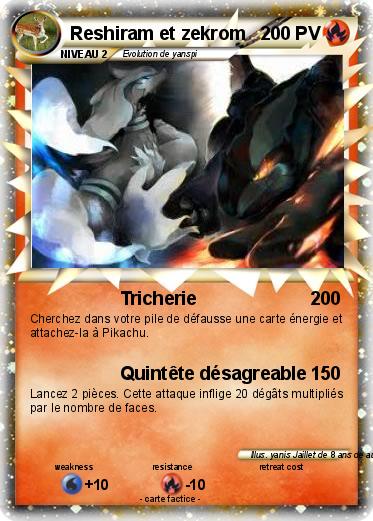 Pokemon Reshiram et zekrom
