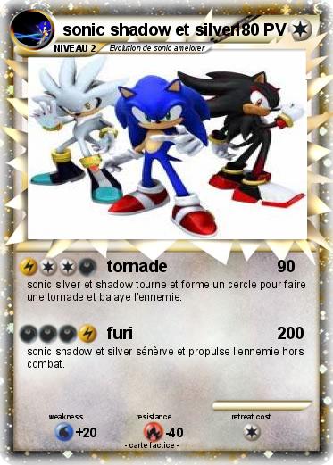 Pokemon sonic shadow et silver