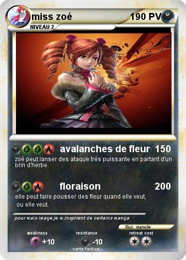 Pokemon miss zoé