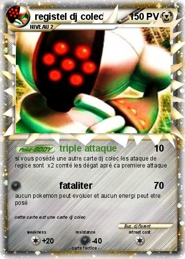 Pokemon registel dj colec