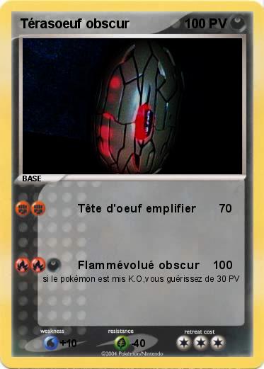 Pokemon Térasoeuf obscur