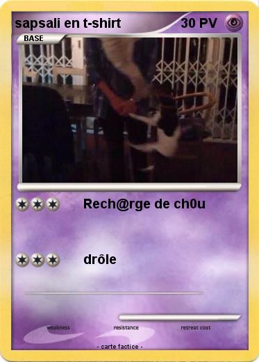 Pokemon sapsali en t-shirt