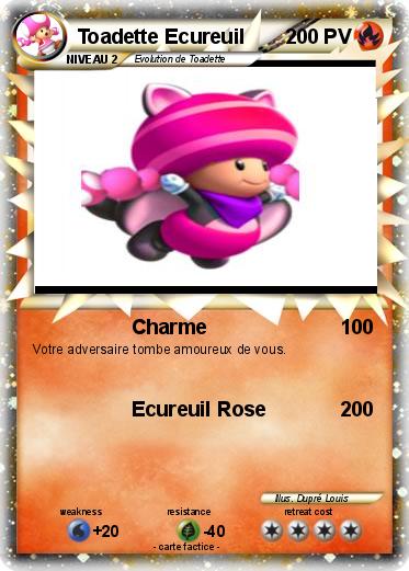 Pokemon Toadette Ecureuil