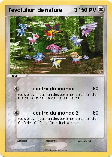 Pokemon l'evolution de nature        3